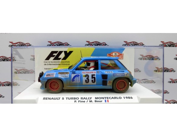 RENAULT 5 TURBO RALLY MONTECARLO 1986 SUCIO REF.E2098AR FLY