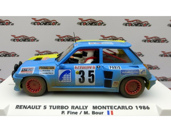 RENAULT 5 TURBO RALLY MONTECARLO 1986 SUCIO REF.E2098AR FLY