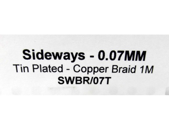 ROLLO TRENCILLA 1M 0.07MM PLATEADA REF.SWBR/07T SIDEWAYS