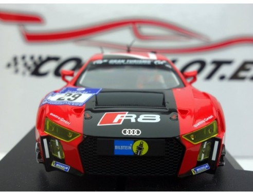 CARROCERIA ROJA AUDI R8 LMS + .ALERON GOMA  SCALEAUTO