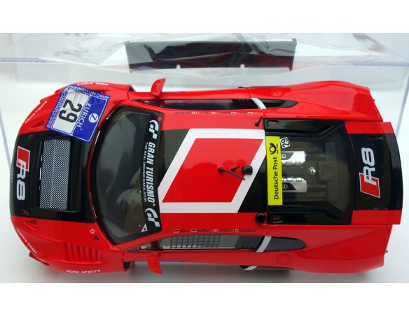 CARROCERIA ROJA AUDI R8 LMS + .ALERON GOMA  SCALEAUTO