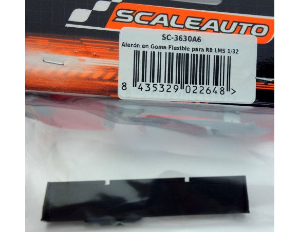 CARROCERIA ROJA AUDI R8 LMS + .ALERON GOMA  SCALEAUTO