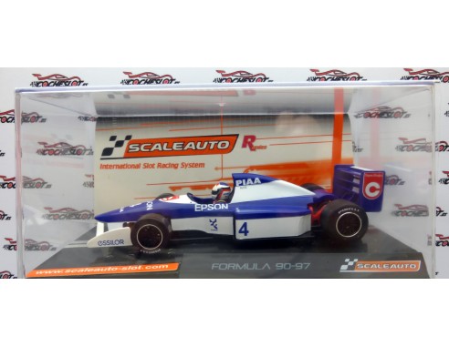 FORMULA 90-97 1990 Nº4 BLUE-WHITE TFO19 REF.SC6267 SCALEAUTO