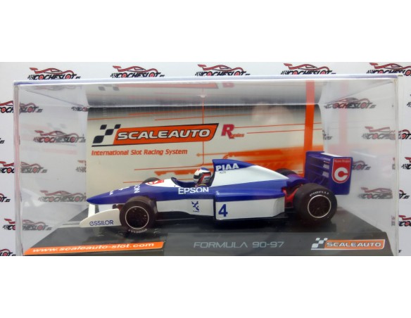 FORMULA 90-97 1990 Nº4 BLUE-WHITE TFO19 REF.SC6267 SCALEAUTO