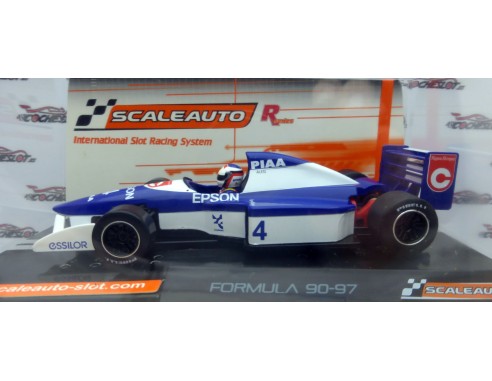 FORMULA 90-97 1990 Nº4 BLUE-WHITE TFO19 REF.SC6267 SCALEAUTO