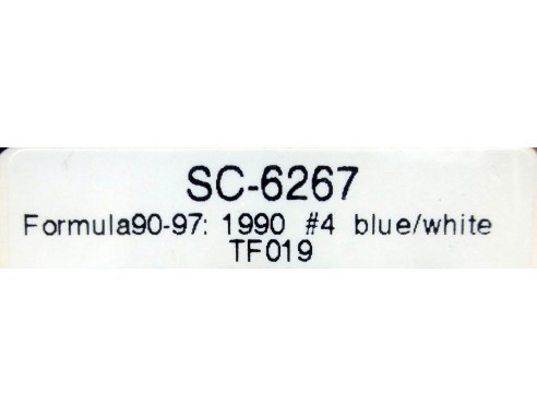 FORMULA 90-97 1990 Nº4 BLUE-WHITE TFO19 REF.SC6267 SCALEAUTO