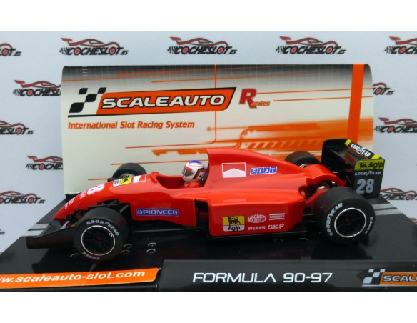 FORMULA 90-97 ROJO 1991 Nº28 MORRO BAJO REF.SC6310 SCALEAUTO