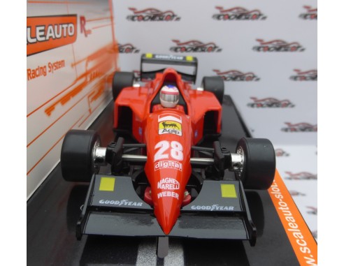 FORMULA 90-97 ROJO 1991 Nº28 MORRO BAJO REF.SC6310 SCALEAUTO