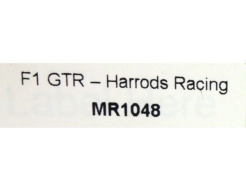 MCLAREN F1 GTR HARRODS REF.MR1048 MRSLOTCAR