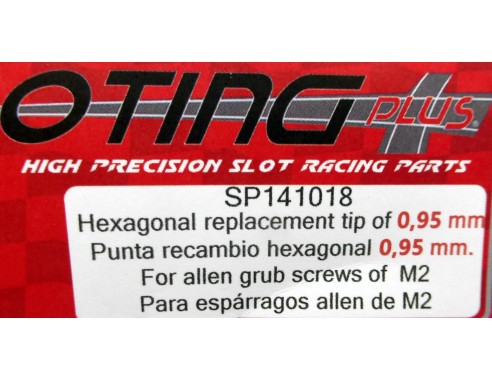 PUNTA RECAMBIO HEXAGONAL 0,95mmPA ESPARRAGO ALLEN DE M2 REF.SP141018 SLOTING PLUS