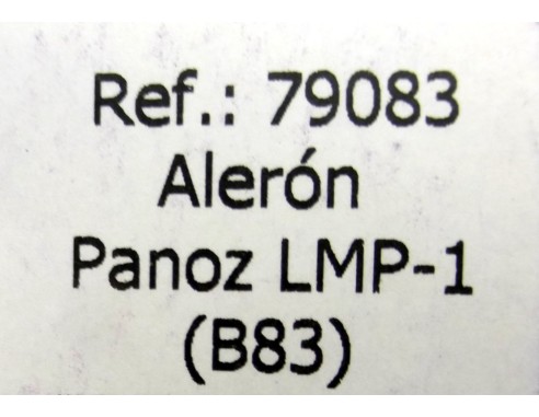 ALERÓN PANOZ NEGRO Y ROJO B83 REF.79083 FLY