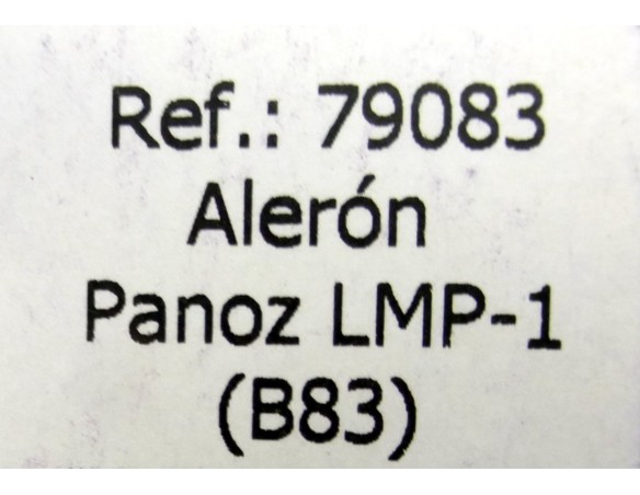 ALERÓN PANOZ NEGRO Y ROJO B83 REF.79083 FLY