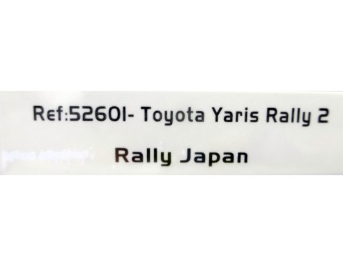 TOYOTA YARIS RALLY 2 RALLY JAPON REF.52601 AVANT SOLT