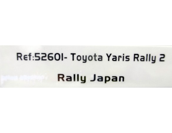 TOYOTA YARIS RALLY 2 RALLY JAPON REF.52601 AVANT SOLT