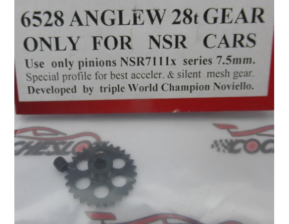 CORONA ANGULAR 28T SOLO PARA COCHES NSR REF.6528 NSR