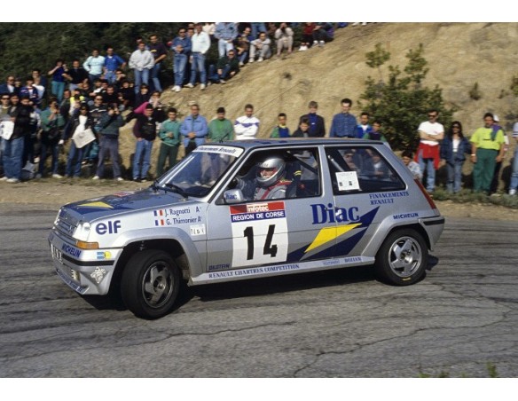 Renault 5 GT Turbo Rally Tour de Corse 1990 - J. Ragnotti / G. Thimonier REF.A2061 FLY