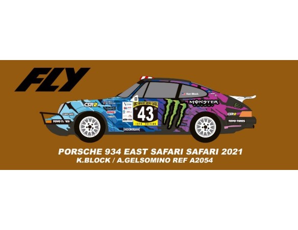 Porsche 911 Rally Safari 2021 - Ken Block / A. Gelsomino REF.A2054 FLY