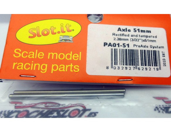 EJE 2.38mm x 51 mm REF.PA01-51 SLOT.IT