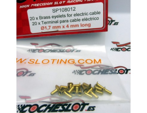 TERMINAL PARA CABLE ELECTRICO 1.7mm x 4mm REF.SP108012 SLOTING PLUS
