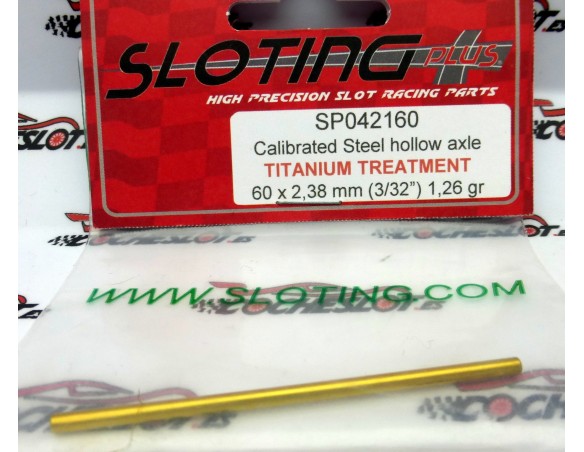 EJE 60 x 2.38mm 1.26gr REF.SP042160 SLOTING PLUS