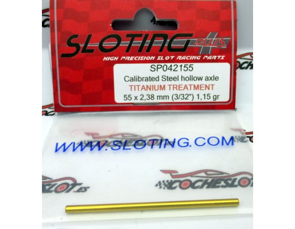 EJE 55 x 2.38mm 1.15gr REF.SP042155 SLOTING PLUS