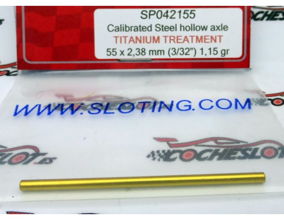EJE 55 x 2.38mm 1.15gr REF.SP042155 SLOTING PLUS