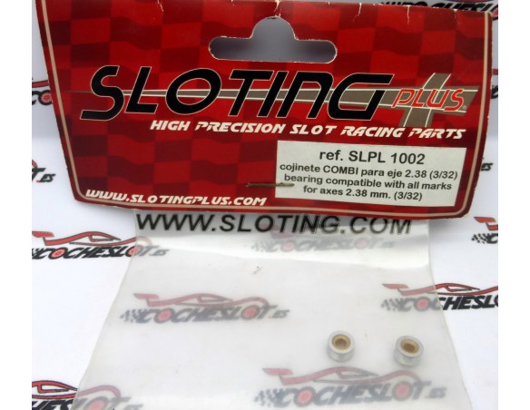 COJINETE COMBI PARA EJE 2.38mm REF.SLPL1002 SLOTING PLUS