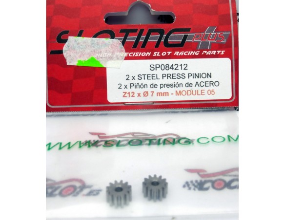 PIÑÓN DE PRESION DE ACERO x 2 REF.SP084212 SLOTING PLUS