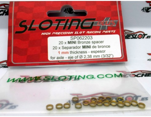 SEPARADOR MINI DE BRONCE X 20 1mm REF.SP062203 SLOTING PLUS