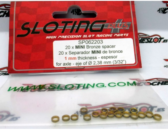 SEPARADOR MINI DE BRONCE X 20 1mm REF.SP062203 SLOTING PLUS