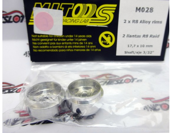 LLANTAS 2 R8 RAID 17.7 x 10mm REF.M028 MITOOS