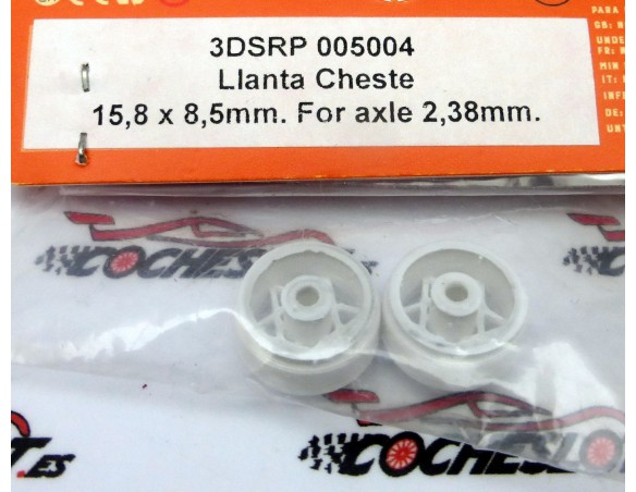 LLANTA CHESTE 15,8 x 8,5 mm REF.3DSRP 005004 SRP