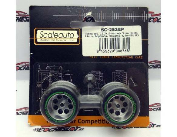 RUEDAS ESPUMA 1/24 REF.SC2538P SCALEAUTO