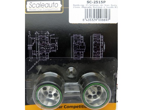 RUEDAS ESPUNA  1/24 REF.2515P SCALEAUTO