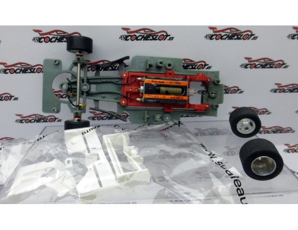 CHASIS, EJES Y MOTOR F1  SCALEAUTO
