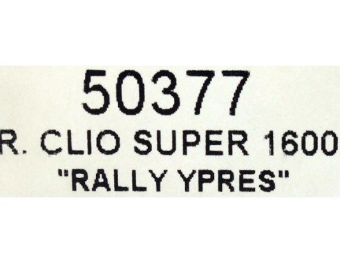 RENAULT CLIO SUPER 1600 REF.50377 NINCO