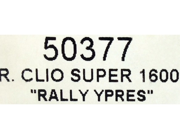 RENAULT CLIO SUPER 1600 REF.50377 NINCO