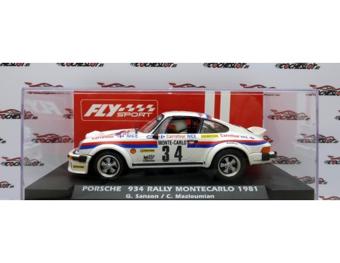 PORSCHE 934 SPORT RALLY MONTECARLO 1981 CARREFOUR REF.A2067SP FLY SPORT