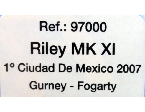 RILEY MK XI 1º CIUDAD DE MEXICO 2007 REF.97000 FLY