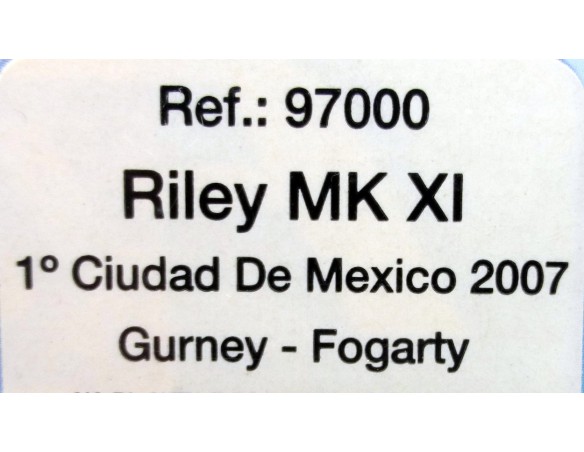 RILEY MK XI 1º CIUDAD DE MEXICO 2007 REF.97000 FLY