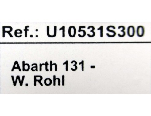 ABARTH 131 WROHL REF.U10531S300 SCX