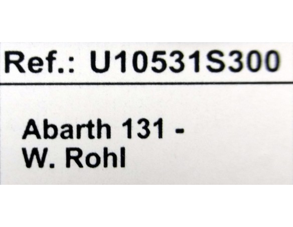 ABARTH 131 WROHL REF.U10531S300 SCX