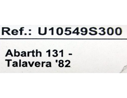 FIAT ABARTH 131 ROTHMANS RALLY TALAVERA 82 REF.U10549S300 SCX