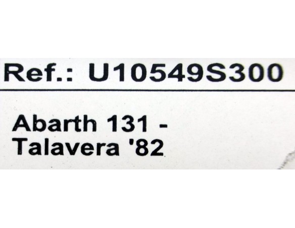 FIAT ABARTH 131 ROTHMANS RALLY TALAVERA 82 REF.U10549S300 SCX