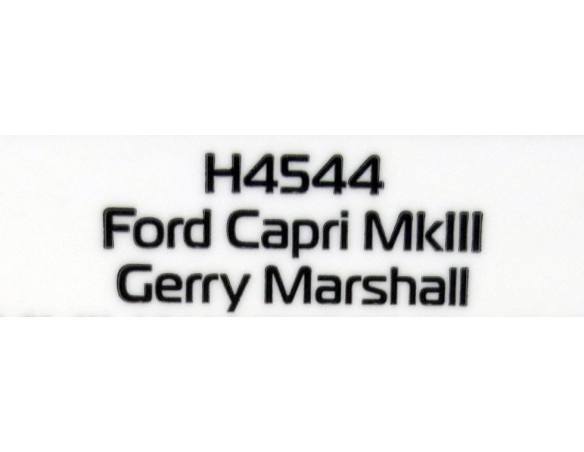 FORD CAPRI MKIII GERRY MARSAHALL REF.H4544 SUPERSLOT