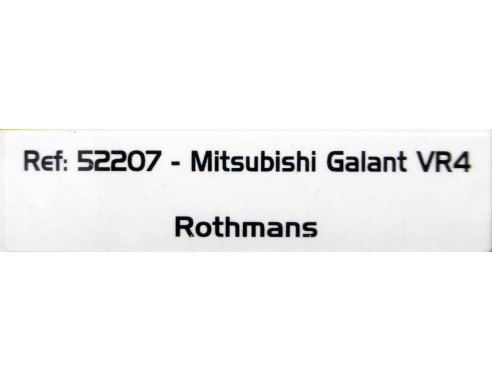 MITSUBISHI GALANT VR4 ROTHMANS REF.52207 AVANT SLOT