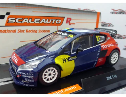 PEUGEOT 208 WRX BARCELONA 2016 Nº 21 CHASIS R REF.SC6209R SCALEAUTO