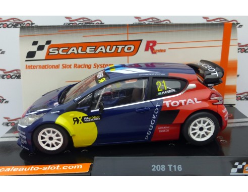 PEUGEOT 208 WRX BARCELONA 2016 Nº 21 CHASIS R REF.SC6209R SCALEAUTO