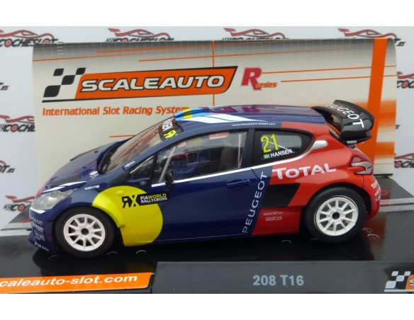 PEUGEOT 208 WRX BARCELONA 2016 Nº 21 CHASIS R REF.SC6209R SCALEAUTO