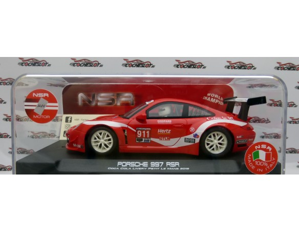 PORSCHE 997 COCA COLA LIVERY Nº911 PETIT LE MANS 2019 NSR